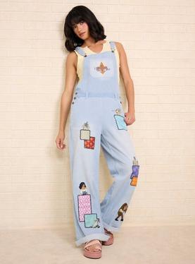 Disney The Hunchback of Notre Dame Characters Patchwork Overalls, , hi-res